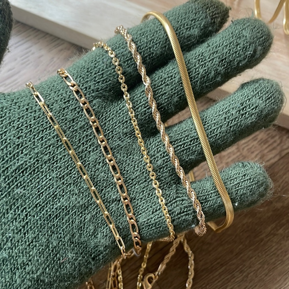 GOLD FILLED Non-Tarnish necklaces